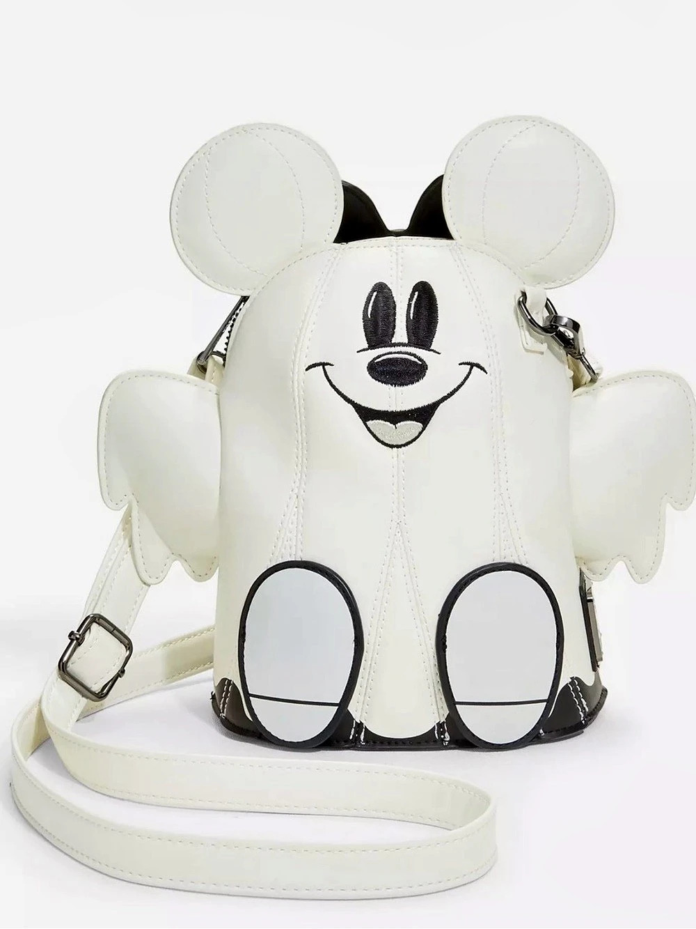 Loungefly Disney Mickey Mouse Ghost Glow-in-the-Dark Crossbody Bag. Used once